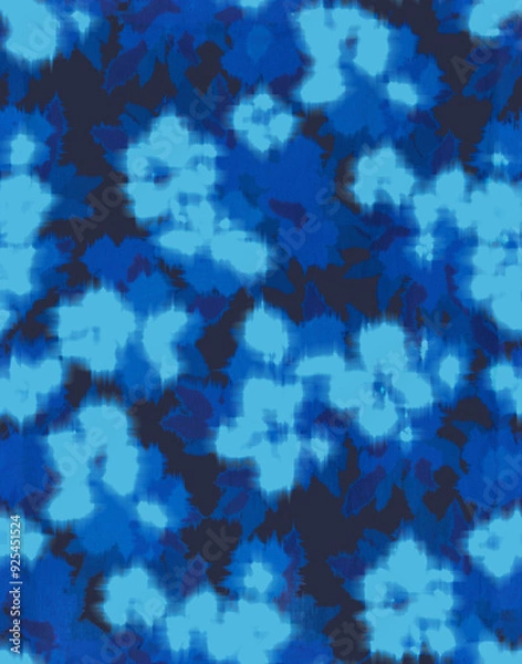 Obraz flower pattern texture print,repeat design pattern for textile printing factory