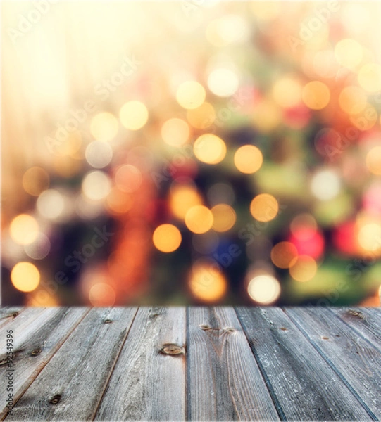 Fototapeta christmas table background