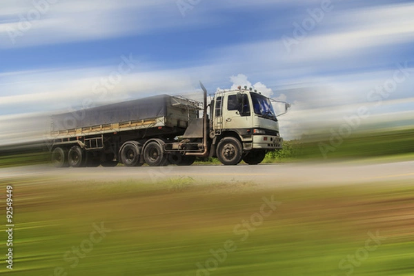 Obraz Truck on Highway