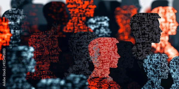 Fototapeta Data anonymization: The method involves removing personal information from the data so that it can no longer be used to identify individuals