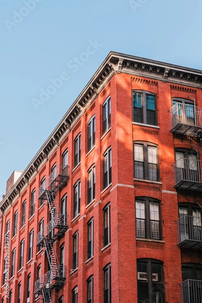 Obraz red brick building