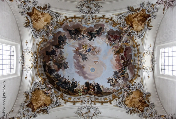 Obraz Basilika Ottobeuren Deckengemälde