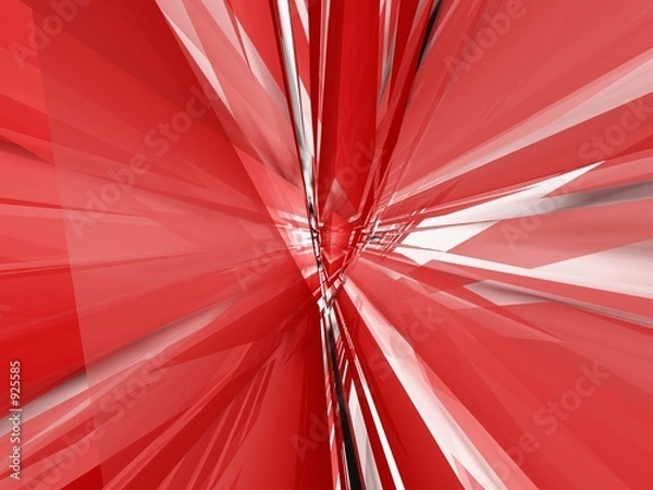 Obraz abstract red style