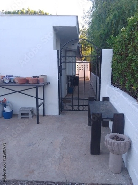 Obraz Construction of New Garden Gate