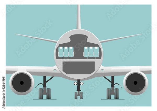 Obraz Fuselage cross section