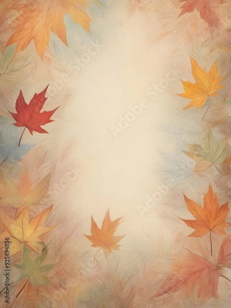 Obraz autumn leaves background