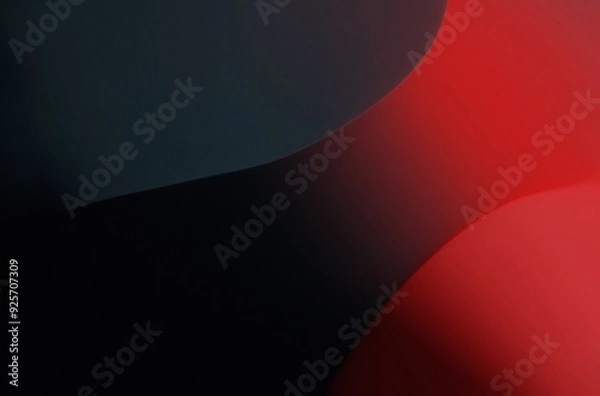 Fototapeta red and black abstract background with gradient and noise effect, high resolution, cover header design editing 