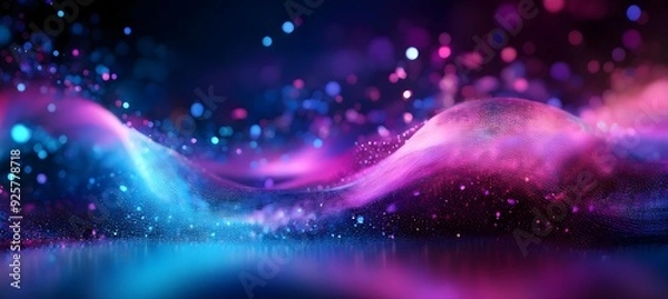 Fototapeta Abstract colourful  Background grainy glittery shiny bokhe