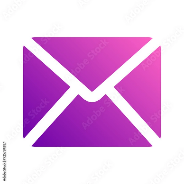 Fototapeta email gradient icon