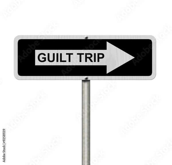 Fototapeta Guilt Trip this way
