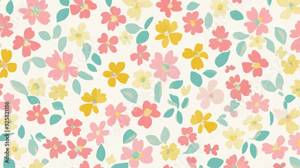 Obraz ditsy floral pattern
