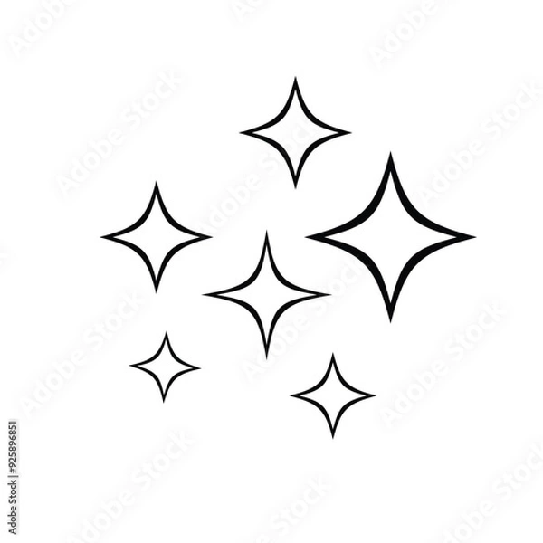 Fototapeta simple star icon