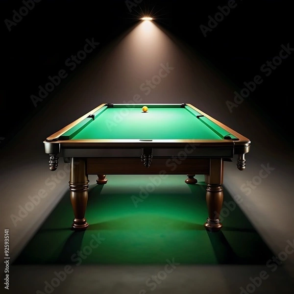 Fototapeta A snooker club with a great location and easy access