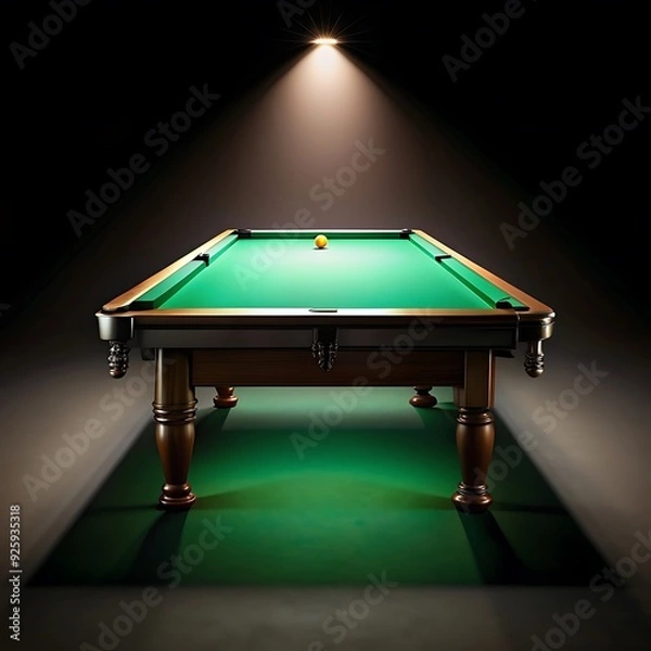 Fototapeta A snooker club with a great location and easy access