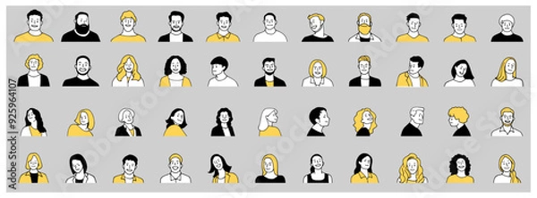 Obraz 人物アイコン素材