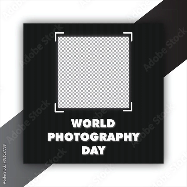 Obraz World photography day post template