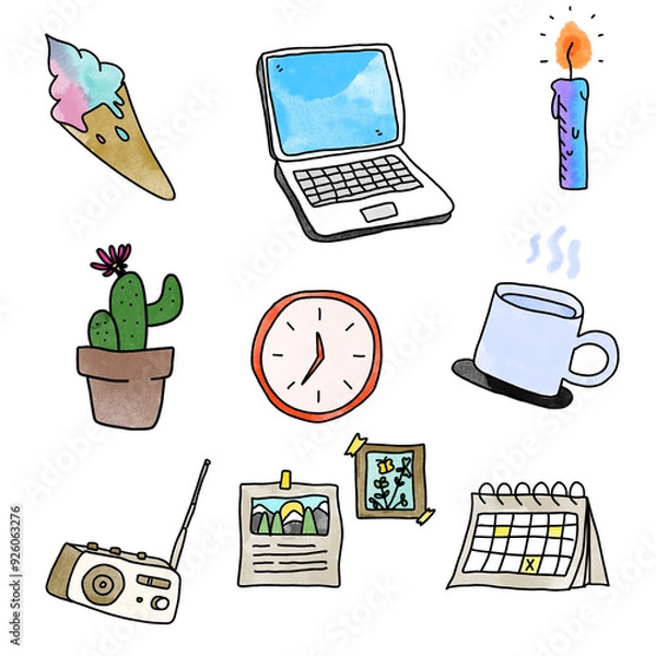 Obraz sticker-work-1