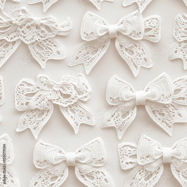 Obraz エレガントボウレースパターン