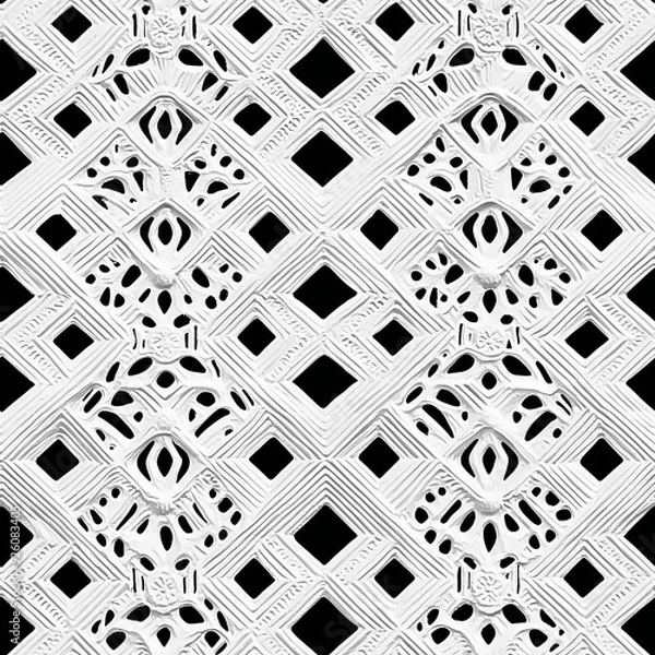 Fototapeta グリッターエフェクトレースパターン