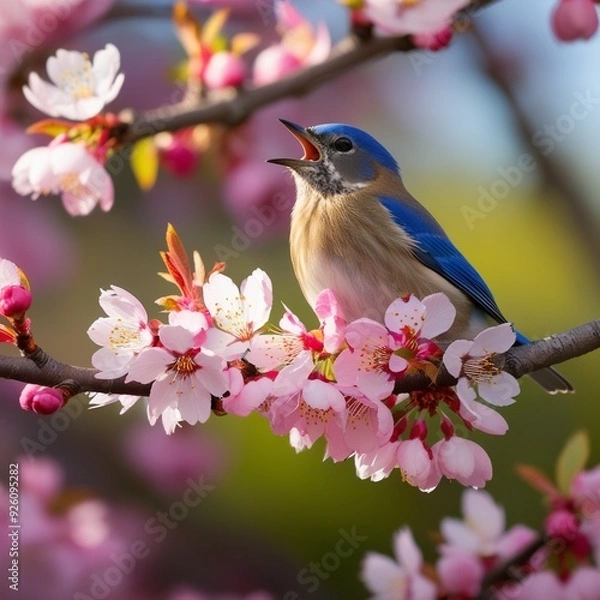 Fototapeta Bird on a branch