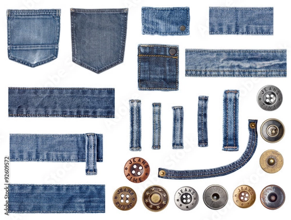 Obraz Części dżinsów