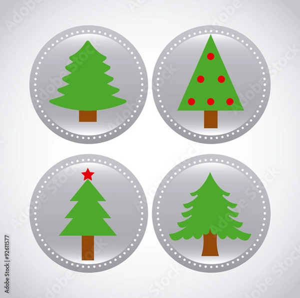 Fototapeta happy merry christmas 