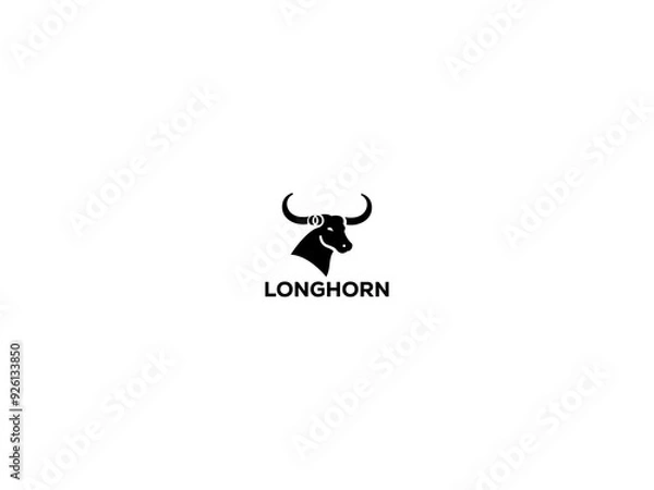 Fototapeta Longhorn logo design