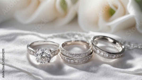 Fototapeta ブライダル指輪