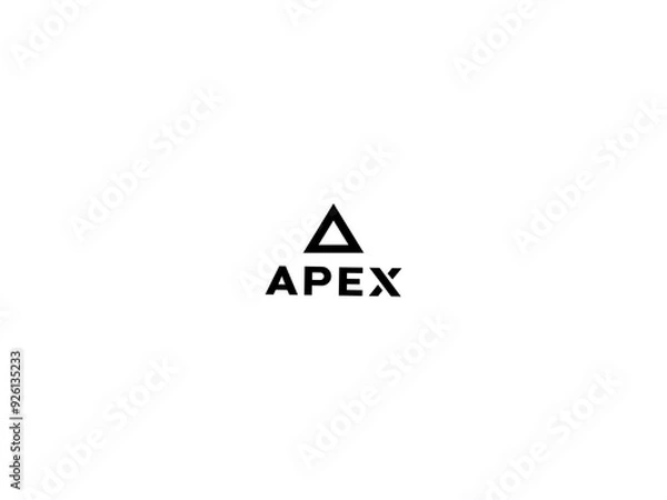 Fototapeta Apex logo design vector