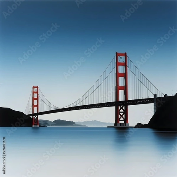 Fototapeta Ultra-realistic photo of the Golden Gate Bridge --v 6.0 --s 750.