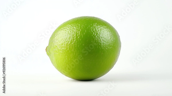 Fototapeta lime fruit isolated on white background 