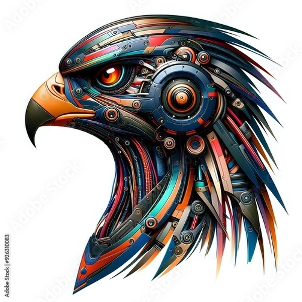 Obraz futuristic eagle