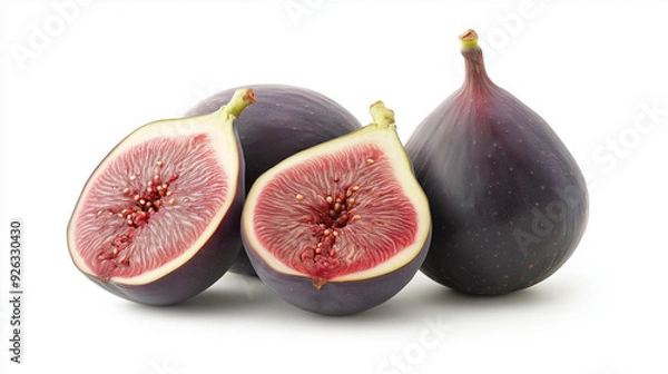 Fototapeta figs isolated on white background