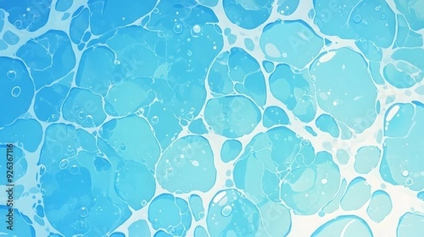 Fototapeta Abstract Blue and White Swirl Pattern.