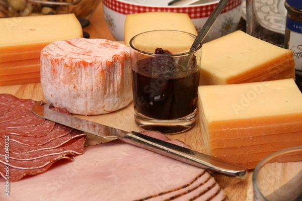 Obraz Raclettzutaten