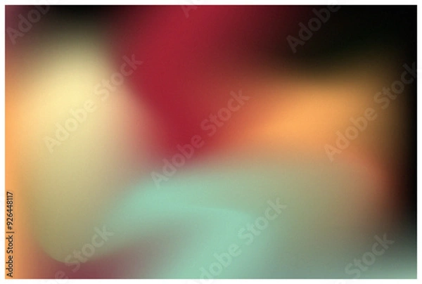 Fototapeta retro abstract gradient background with grain texture