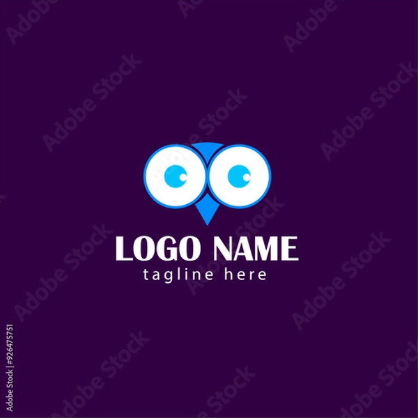 Obraz Owl Logo Design. Bird Logo Design.
