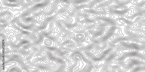 Fototapeta Map in Contour Line Light topographic topo contour map contour. Natural printing illustrations of maps Abstract Geometric background.
