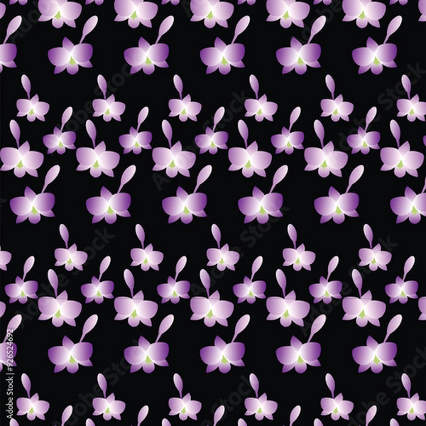 Obraz Colorful Orchid floral pattern