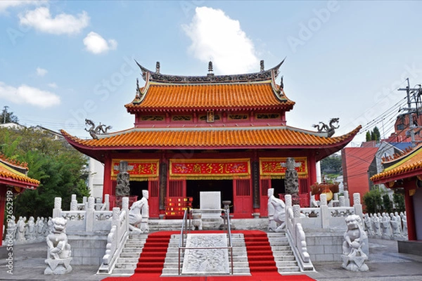 Fototapeta 秋の長崎観光 孔子廟
