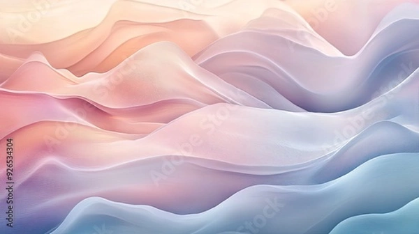Fototapeta An abstract display of delicate tones and gradients, evoking tranquility and understated elegance.