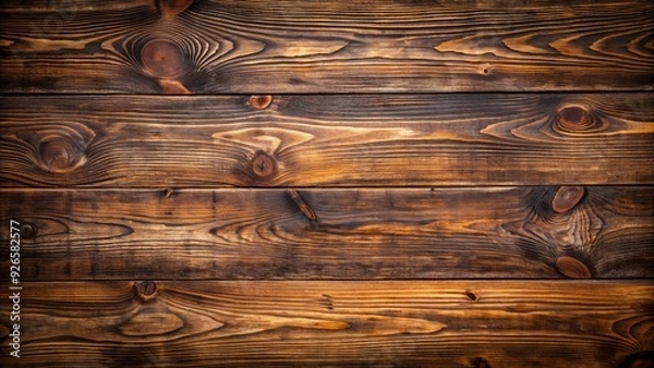 Obraz Surface of the old brown wood texture. Old dark textured wooden background. Top view 