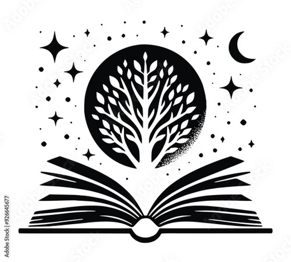 Obraz book with tree