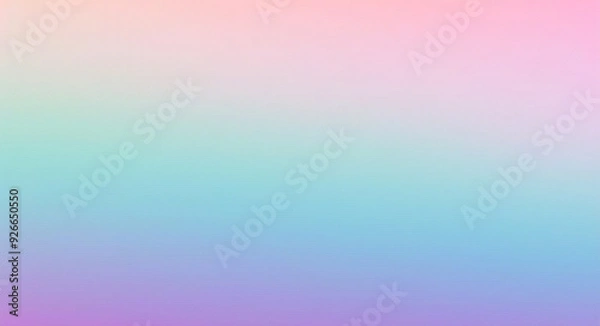 Obraz 虹のユニコーンの背景。ボケ味と星を持つパステルのファンタジー空。魔法のホログラフィック銀河。大理石のかわいいテクスチャです。ベクトル宇宙のガーリーな壁紙。	