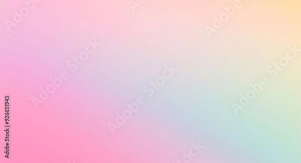 Fototapeta 虹のユニコーンの背景。ボケ味と星を持つパステルのファンタジー空。魔法のホログラフィック銀河。大理石のかわいいテクスチャです。ベクトル宇宙のガーリーな壁紙。	