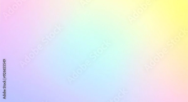 Fototapeta 虹のユニコーンの背景。ボケ味と星を持つパステルのファンタジー空。魔法のホログラフィック銀河。大理石のかわいいテクスチャです。ベクトル宇宙のガーリーな壁紙。	