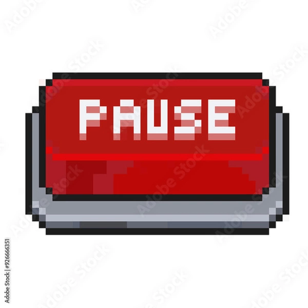 Fototapeta Pause button