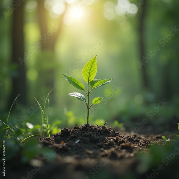 Obraz sprout in the ground