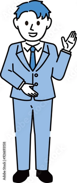 Fototapeta スーツ 男性 バストアップ