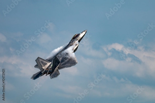 Obraz U.S. Air Force F-22 Raptor Stealth Flighter in Flight